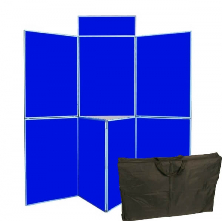 7 panel folding display boards including bag