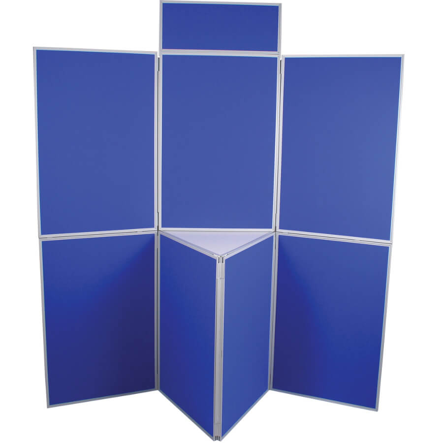 7 Panel Folding Display Boards Medici 