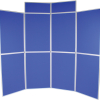 8 panel folding display boards - medici
