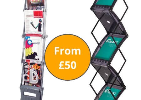 Literature Displays, Stands, Magazine and Brochure Racks