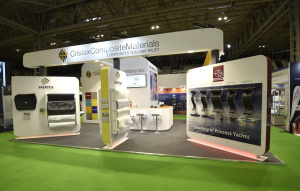 9m x 7m exhibition stand at Advanced Engineering
