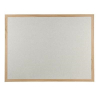 Wood framed Polycolour notice board - Light Grey, sundeala noticeboard alternative