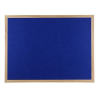 Wood framed Polycolour notice board - Oxford Blue, sundeala noticeboard alternative