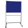 Portable Polycolour notice board - Oxford Blue, sundeala noticeboard alternative