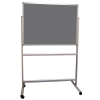 Portable Polycolour notice board - Slate Grey, sundeala noticeboard alternative