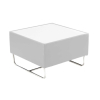 CF27 Coronet coffee table hire - White