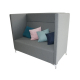 LS76 hush high back sofa