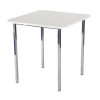 TB03 Soho small bistro table hire - White