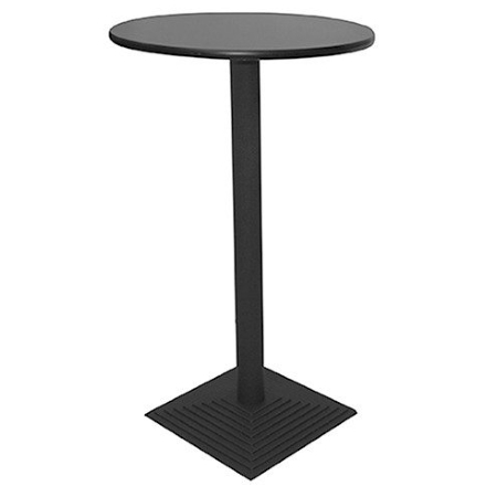 TB90 Nero bar table hire