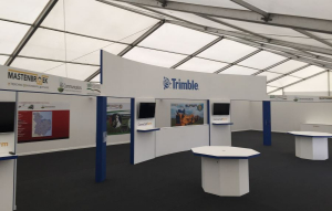 22m x 12m outdoor exhibition stand at Cereals - 2