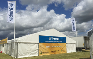22m x 12m outdoor exhibition stand at Cereals
