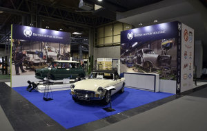14m x 10m exhibition stand at Classic Motor Show -2