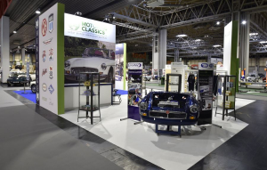 14m x 10m exhibition stand at Classic Motor Show