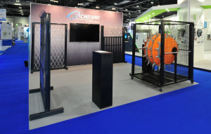 5m x 5m exhibition stand at IFSEC