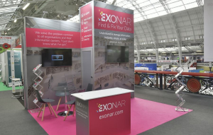 3.5m x 4m exhibition stand at Infosecurity Europe