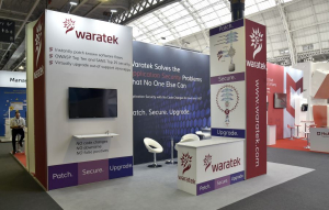 6m x 4m exhibition stand at Infosecurity Europe
