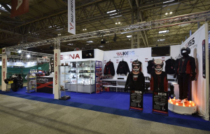 11m x 3m exhibition stand at Motorcycle Live
