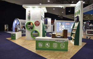 8m x 5m exhibition stand<br>National Painting and Decorating Show - 2