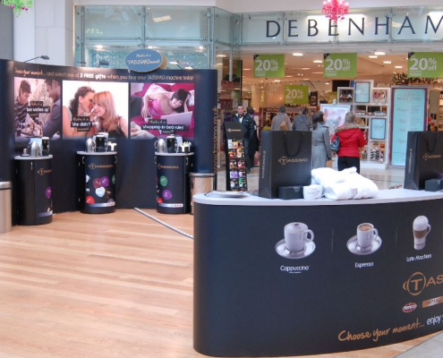 Shopping centre display at Bullring Shopping Centre