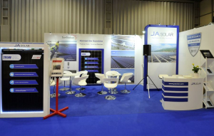 6m x 3m exhibition stand at Solar and Storage Live