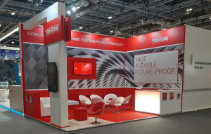 6m x 4m exhibition stand at Sibos