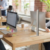 Desk protection screen for offices