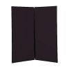 2 panel large display boards - Black PVC frame with Black Nyloop