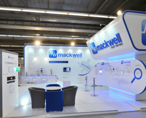 Mackwell Electronics exhibition stand