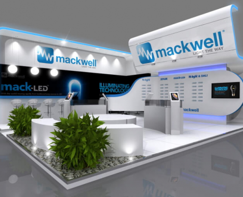 Mackwell Electronics exhibition stand design