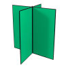 4 panel and pole jumbo boards - Green