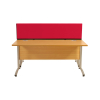 Woolmix straight desktop partition - Red