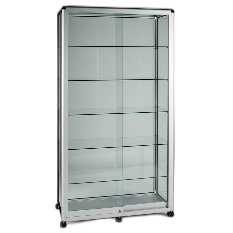 1000mm wide Glass Display Cabinet - UB013EL - Access Displays