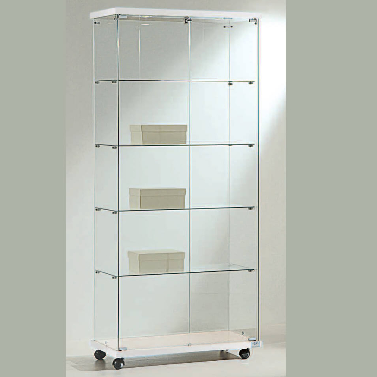 800mm Wide Freestanding Glass Display Case - 8/18LE - Access Displays