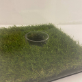 250 x 250 x 250 football acrylic display case with grass - 2