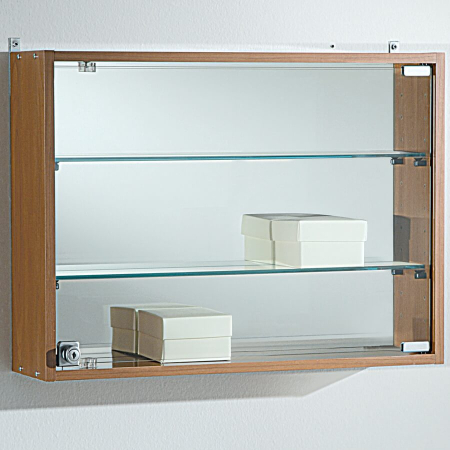 590mm (w) Wall Mounted Glass Display Case - Laminato - 60/45