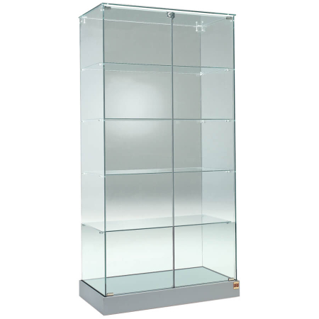 930mm wide freestanding glass display case - 130/CS