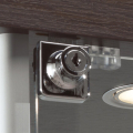 Single door lock for Laminato and Laminato Light display cases