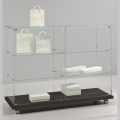 1170mm wide glass counter display case - laminato light - 12/90 - wenge